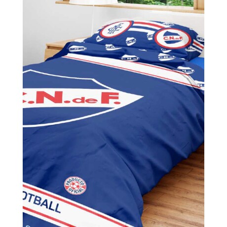 Acolchado 1 plaza 240cm x 160cm Nacional o Peñarol NACIONAL ESCUDO GRANDE