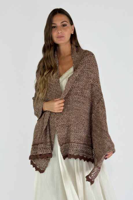 PASHMINA ASTRA Chocolate