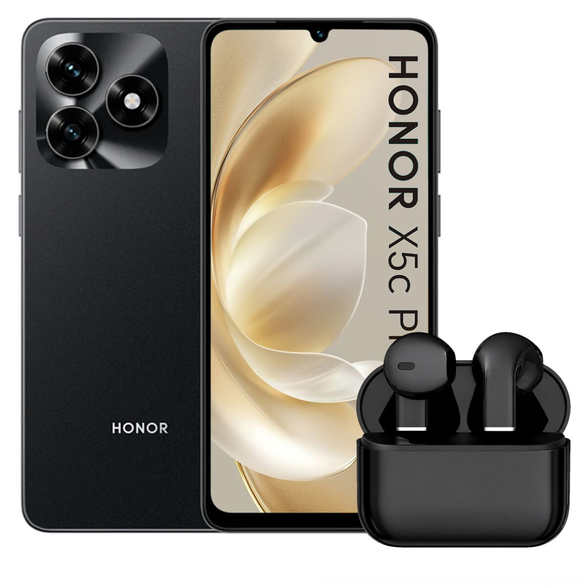 Honor X5c Plus 8gb (4+4)gb Ram 256gb 4g + Regalo - PK HONOR X5C PLUS 4/256 NEGRO + REGALO 