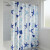 Cortina Baño Bukara con Argollas 180 x 180 cm 322 ESTRELLA AZUL