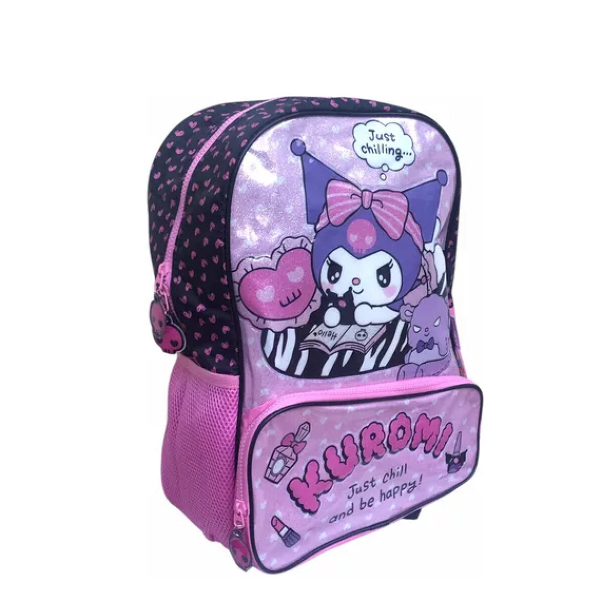 Mochila Disney KUROMI 16" - Fucsia - Lila 