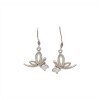 Caravanas Colgantes Mariposa-Plata 925-Piedra Zirconia-CA3052 conpiedra