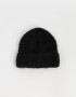 Gorro Romántico Gorro Efecto Peluche - Negro