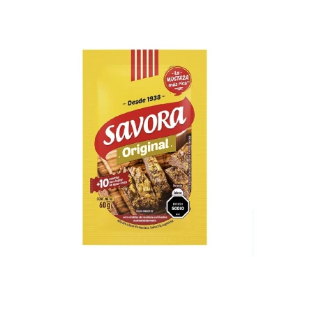 MOSTAZA SAVORA SOBRE 60 GR MOSTAZA SAVORA SOBRE 60 GR
