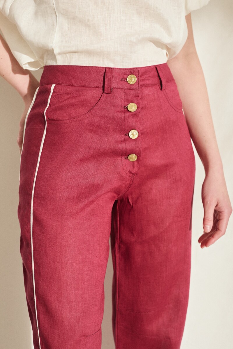 PANTALON BARREL LINES Pre Venta Bordo