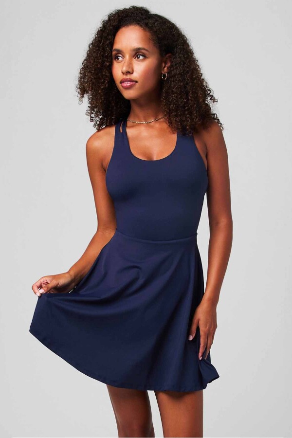 Vestido Boost Performance Dress Classic Mini Mujer Deep Navy