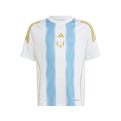 Camiseta de Entrenamiento Messi adidas (Niños) Light Blue & White