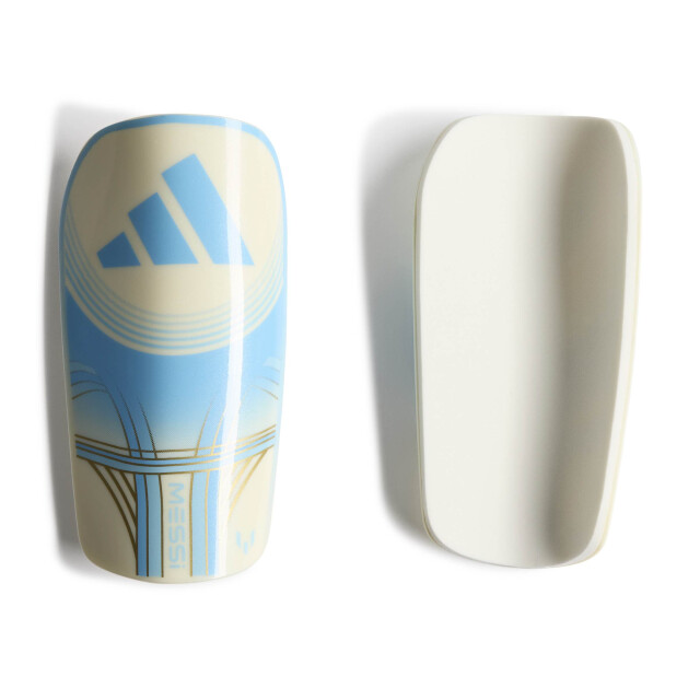 Canillera Adidas Messi Sg Club Beige - Celeste