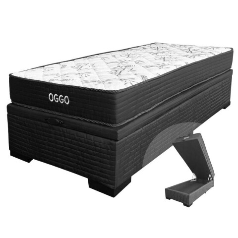 Sommier SUPER MEGA con BAUL 78 – 1 Plaza – Reversible con Refuerzo Grauniert® Sommier SUPER MEGA con BAUL 78 – 1 Plaza – Reversible con Refuerzo Grauniert®