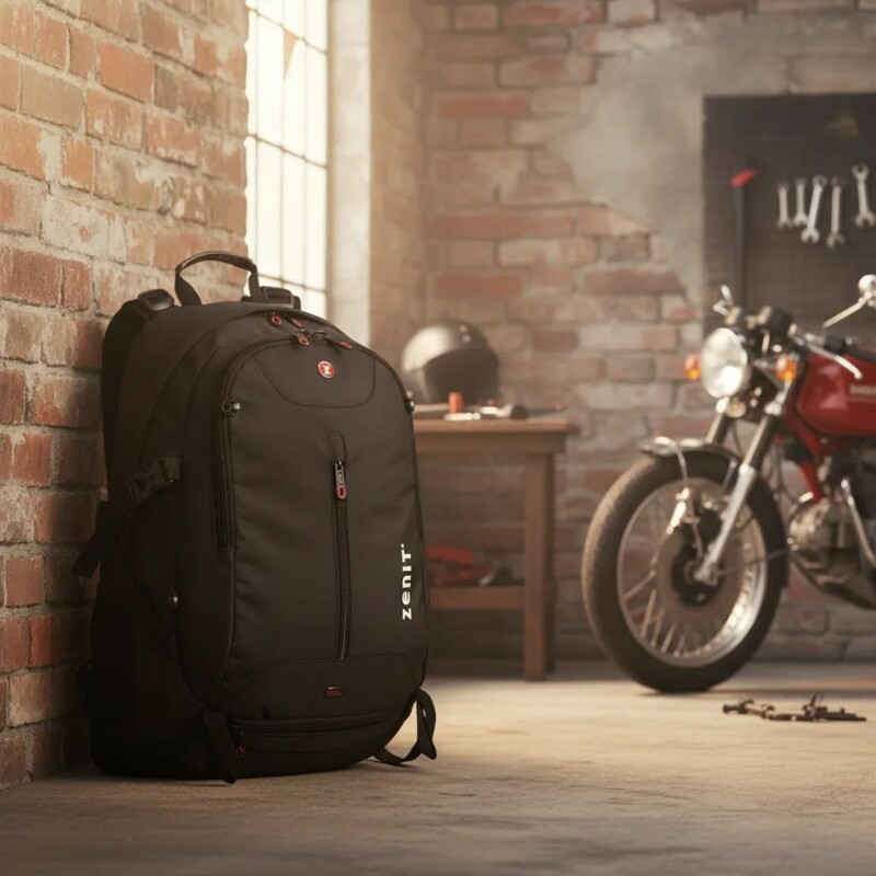 Mochila Zenit Ducati Porta Casco Negro