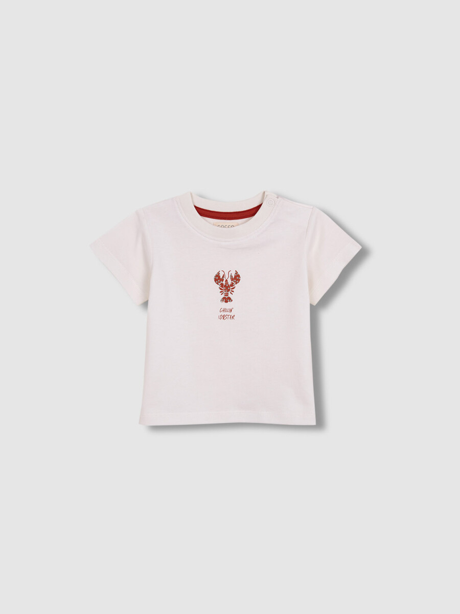 Camiseta Langosta Blanco