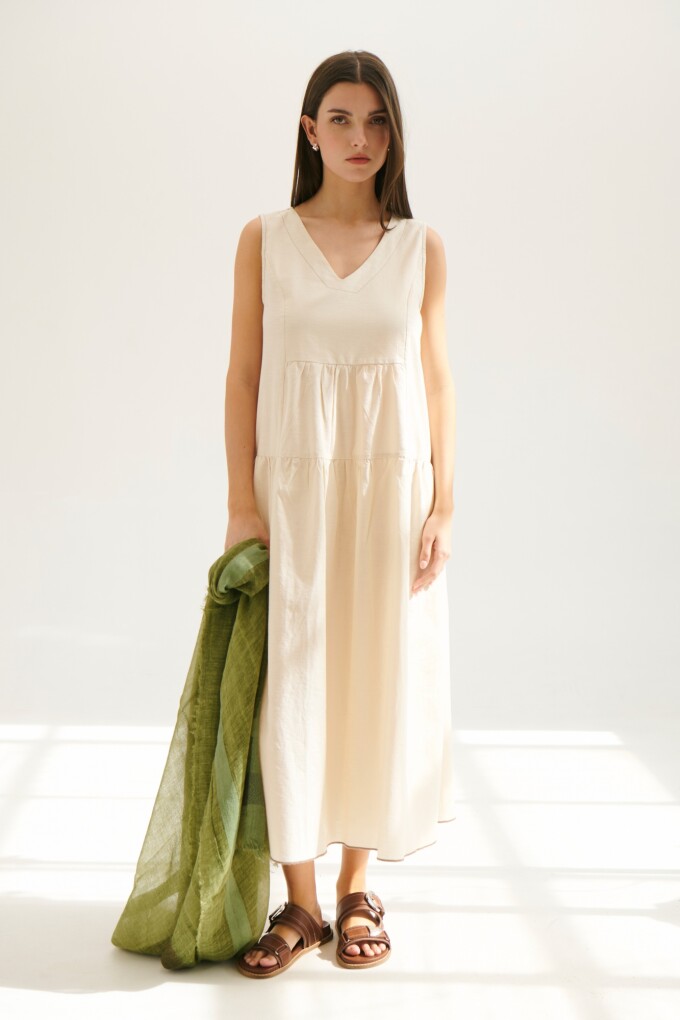 VESTIDO HOLLY NATURAL