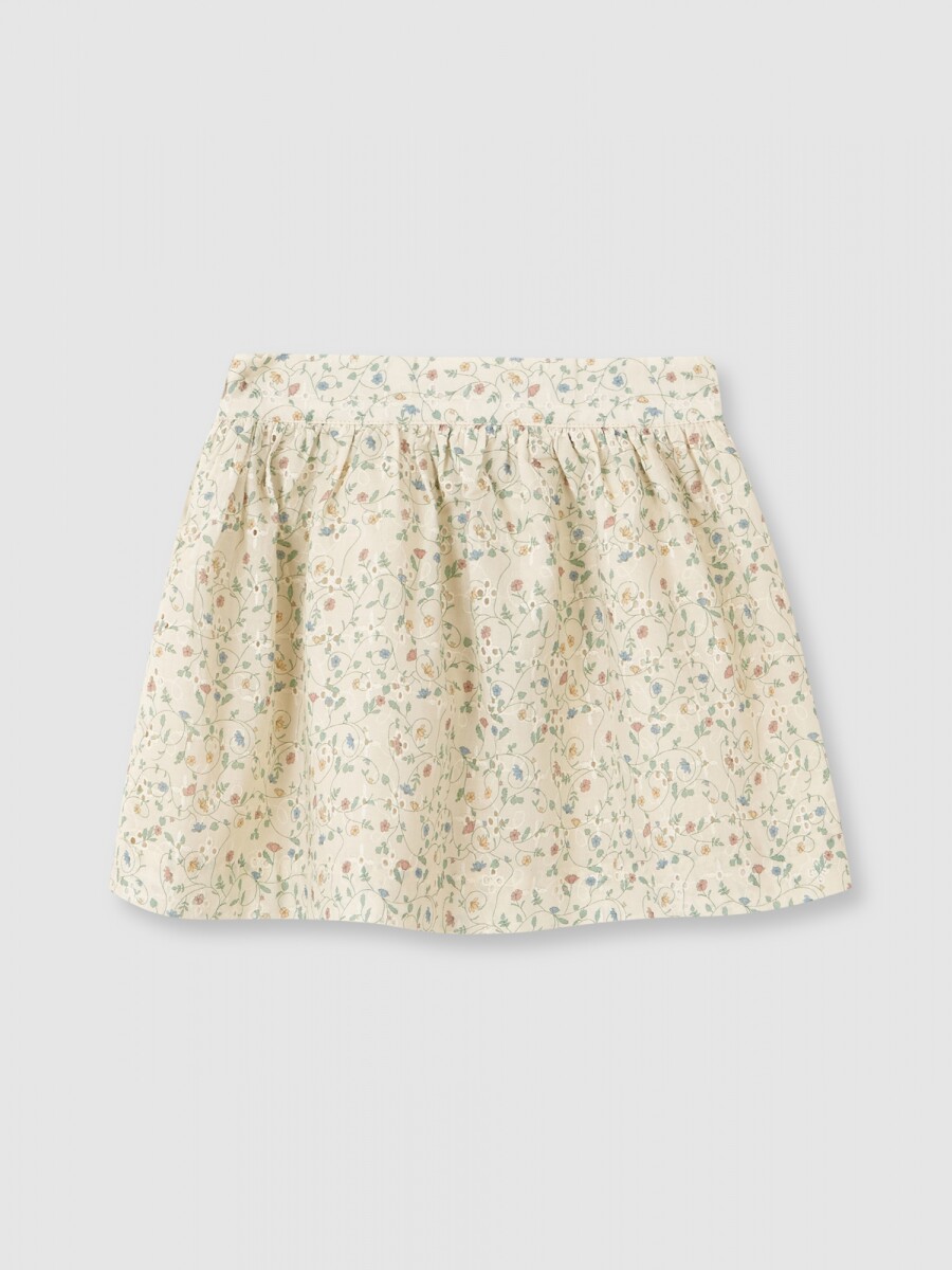 Falda Estampada Piedra