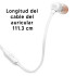 Auriculares Jbl T110 AURICULAR JBL T110 BLANCO