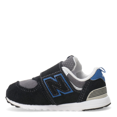 Championes de Niño New Balance New B-574 Negro - Gris - Azul