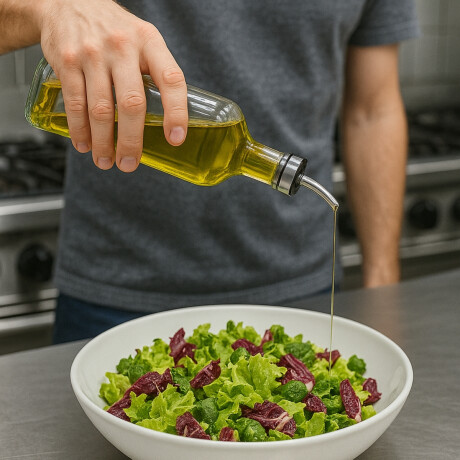 Dispensador cuadrado de aceite vidrio 473 ml Dispensador cuadrado de aceite vidrio 473 ml