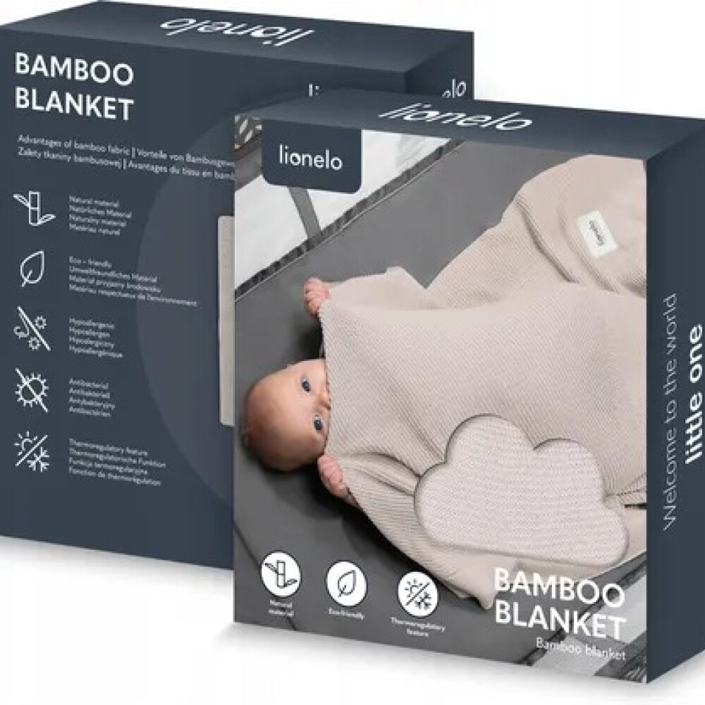 Manta rebozo bambu LIONELO beige