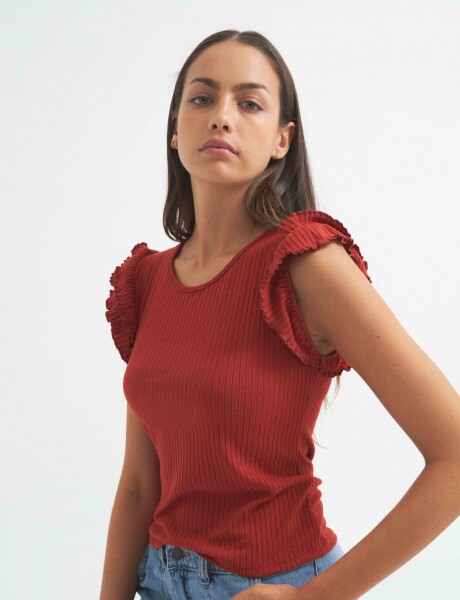 Blusa Ruby Ladrillo