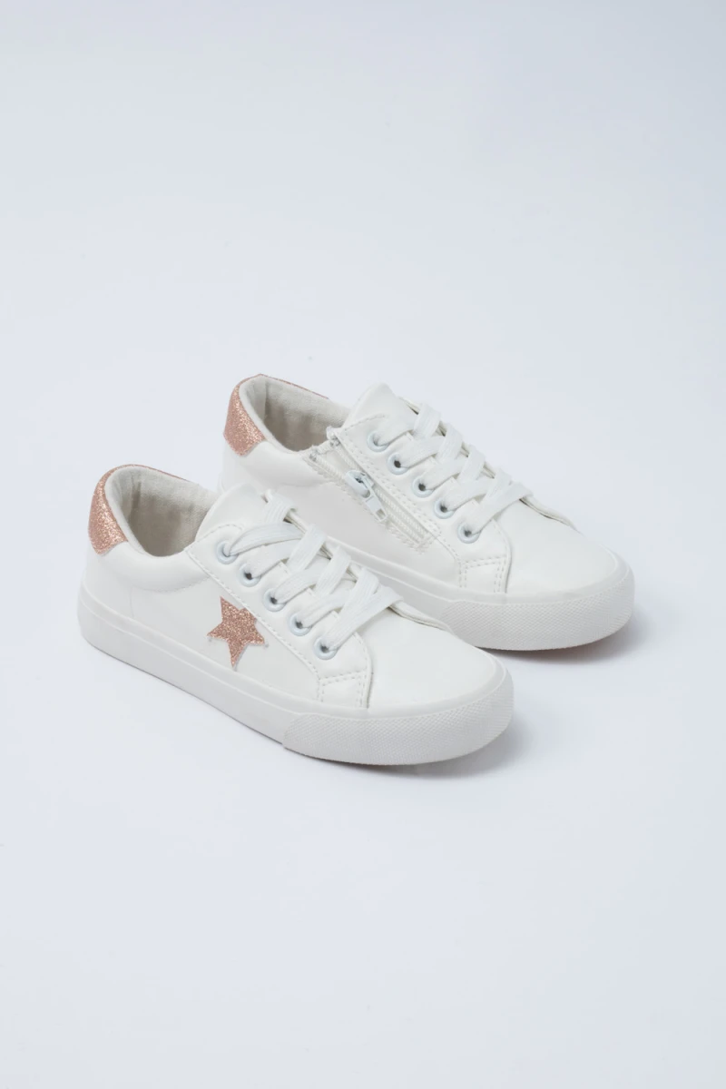 Zapatilla cordones estrella Blanco