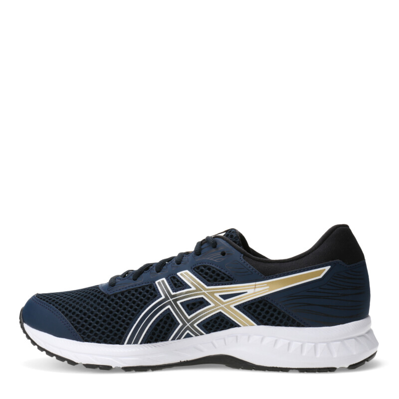 Championes de Hombre Asics Raiden 3 Azul Marino - Negro - Blanco