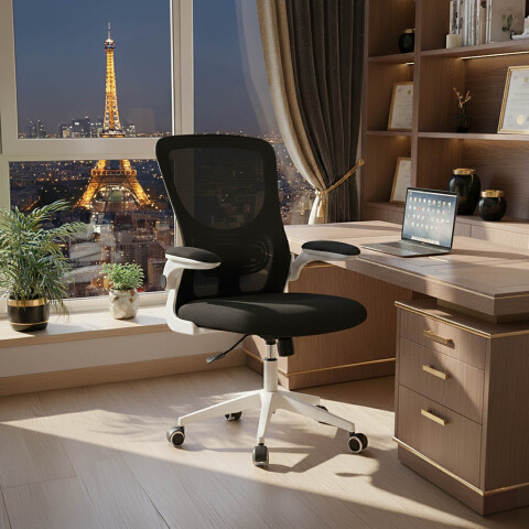 Silla de escritorio Oficina Sillon Ejecutiva Ergonomica Apoyabrazos Regulables IMBACK Color Negro Silla de escritorio Oficina Sillon Ejecutiva Ergonomica Apoyabrazos Regulables IMBACK Color Negro