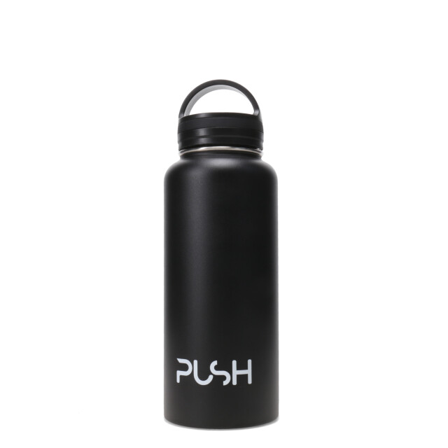 Botella Push Termica Negro