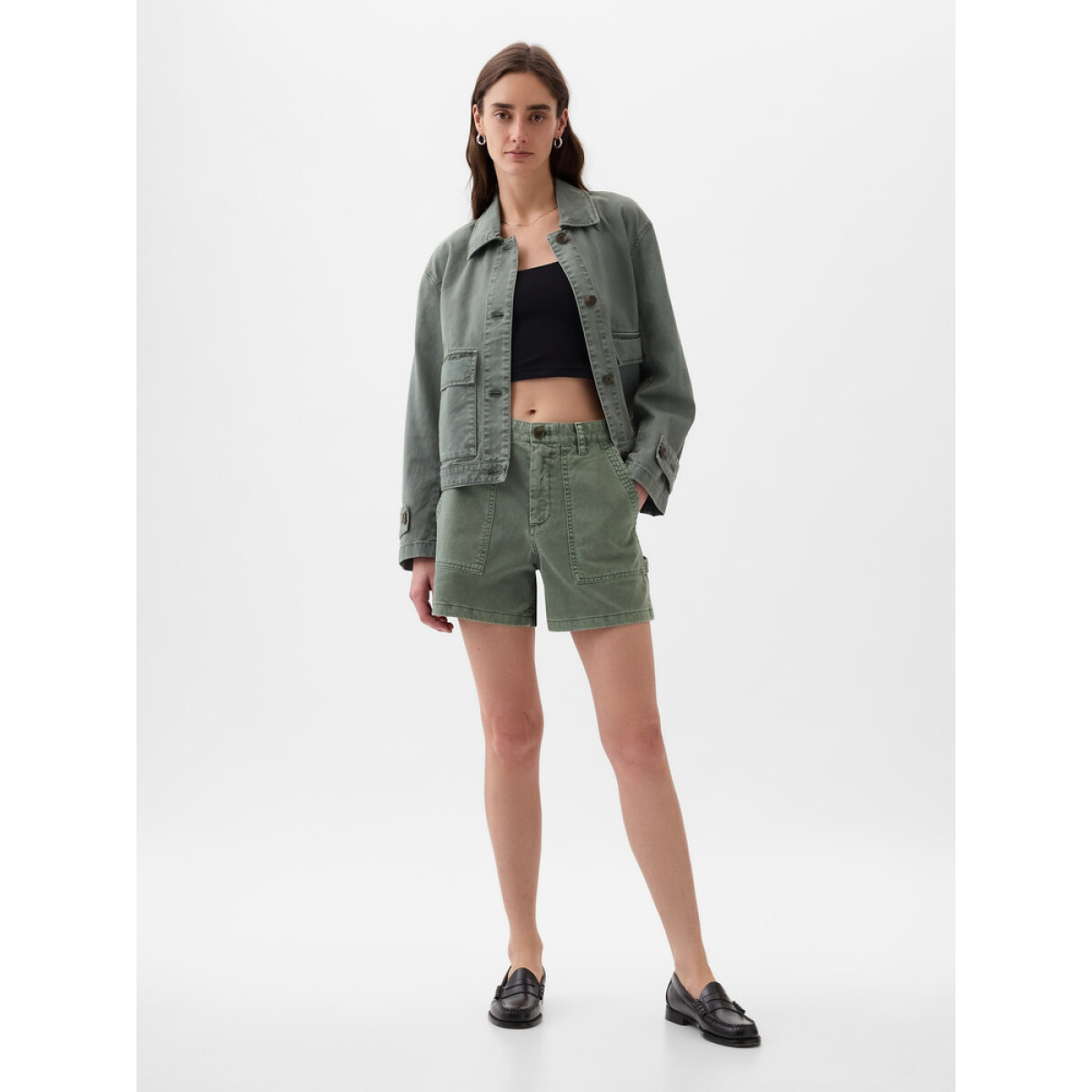 MR LT SURPLUS TWILL CARPENTER - LAUREL WREATH GRN 17-6 