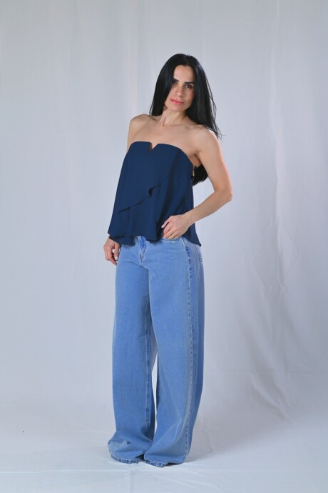 Jean Maxi Pantalona Sandra Azul