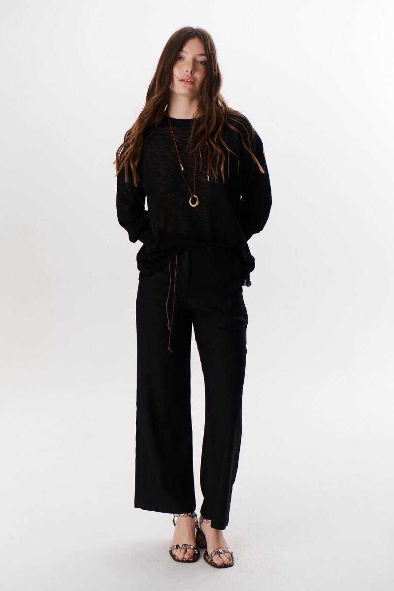 SWEATER ATAR NEGRO