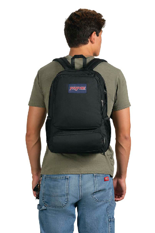 MOCHILA JANSPORT DOUBLETON BLACK