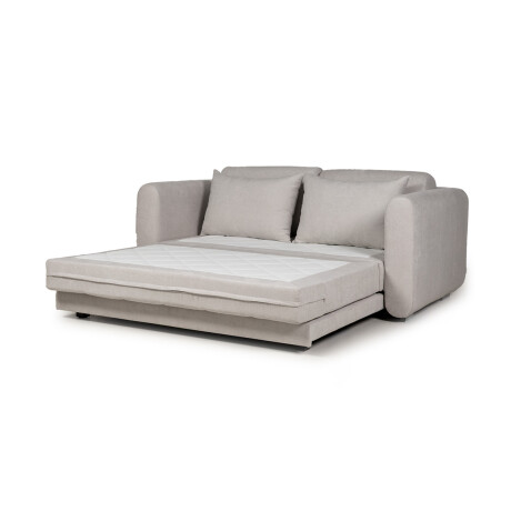 Sofá Cama Parma - Tela Microfibra TC1009 (Plata)
