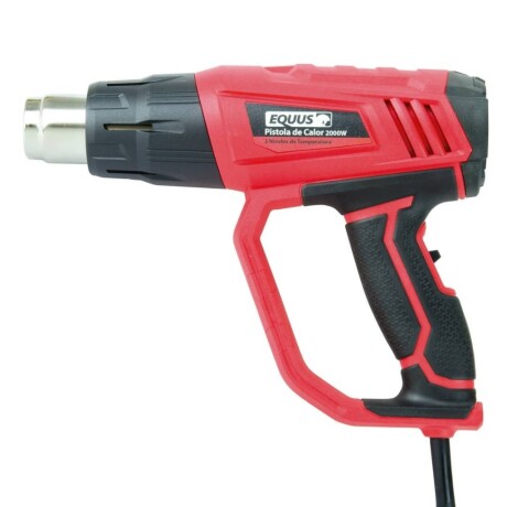 Pistola de Calor Equus Profesional 2000W 3 Niveles ROJO