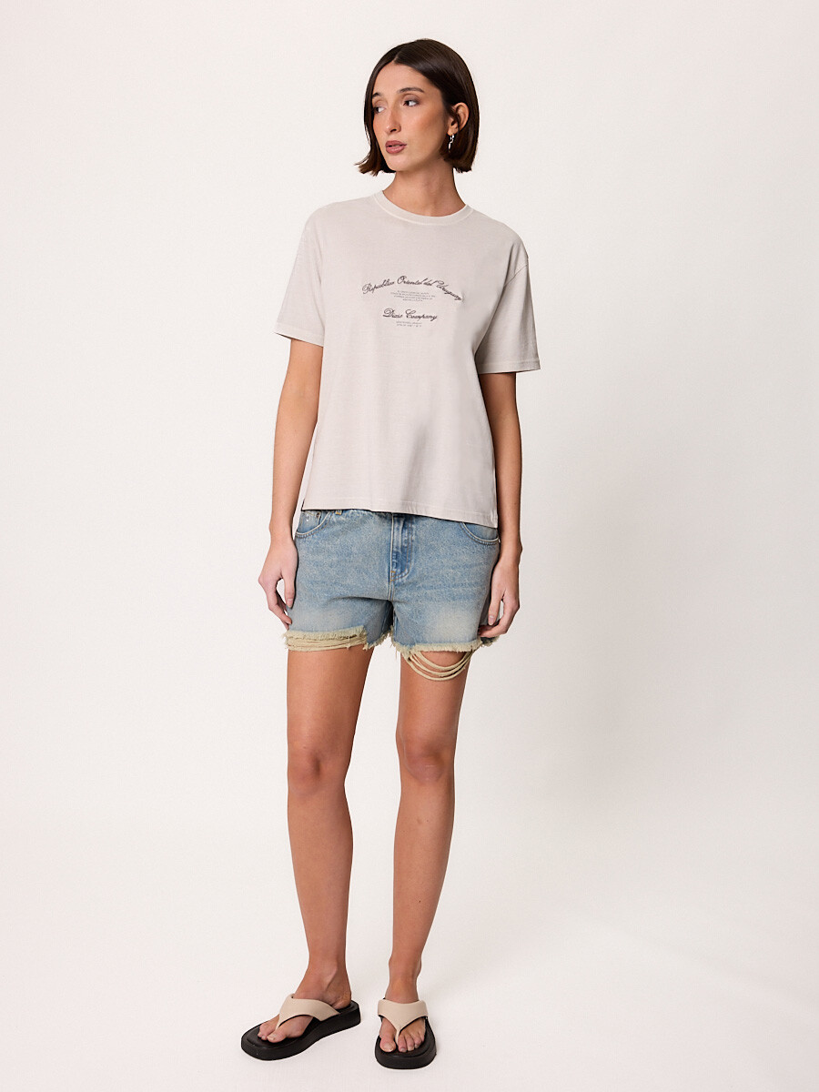 T-SHIRT M/C UYNAT DIXIE Gris Claro