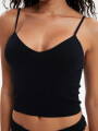 MUSCULOSA SIN COSTURAS NEGRO