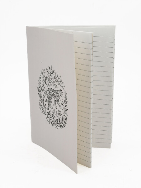 LIBRETA A5 LEOPARDO OFF WHITE