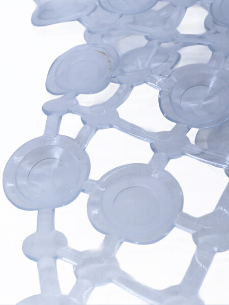 ALFOMBRA PARA BAÑO PLATEADO