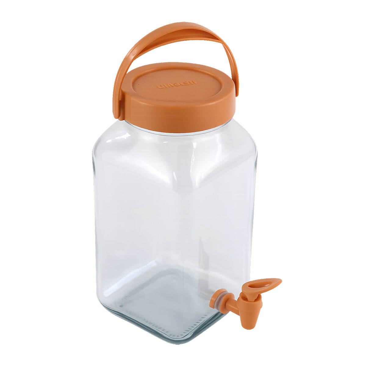 DISPENSADOR VIDRIO HEREVIN 3LTS C/CANILLA PEACH 