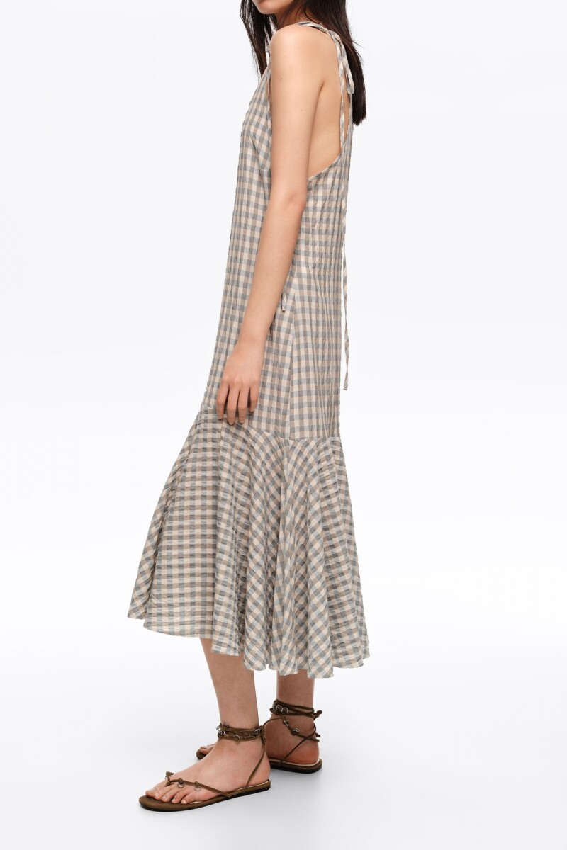 VESTIDO TIRANTES Azul