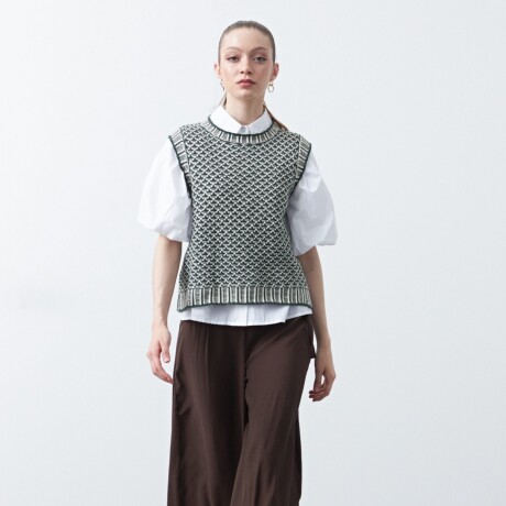 CHALECO ADELA Verde Botella