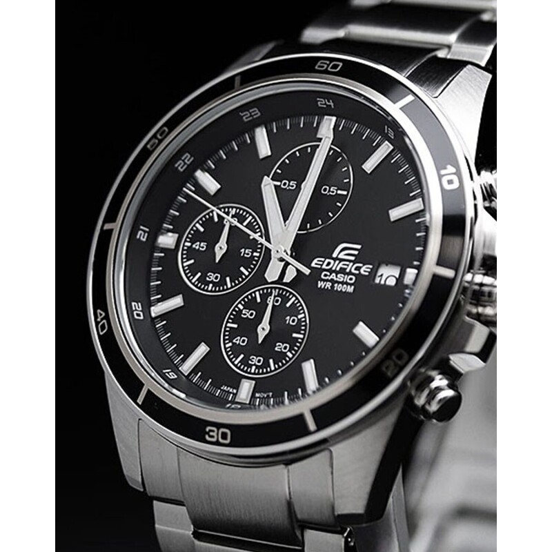 Reloj Análogo Casio Edifice EFR-526D En Acero Diseño Deportivo Elegante Y Resistente Negro