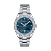 Reloj Tissot PR 100 Sport Chic T1019101112100 acero esfera negra unisex Plateado