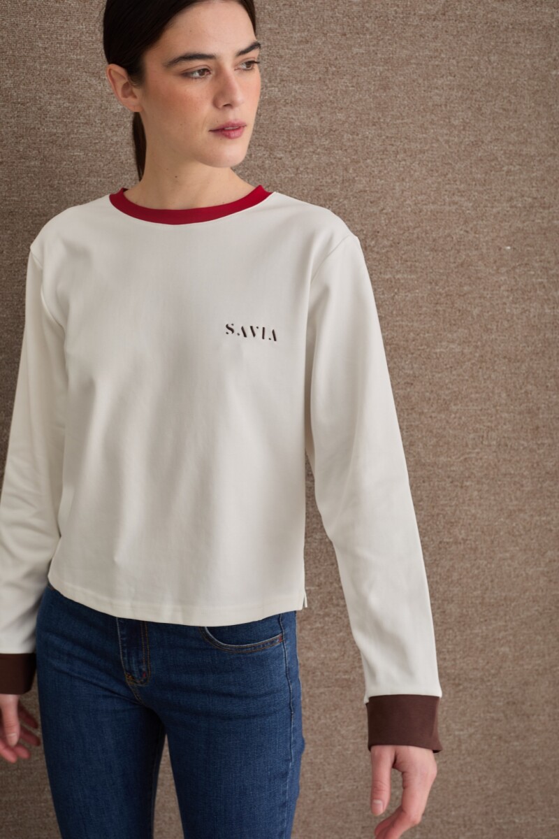 TSHIRT SAVIA CONTRAST Crudo