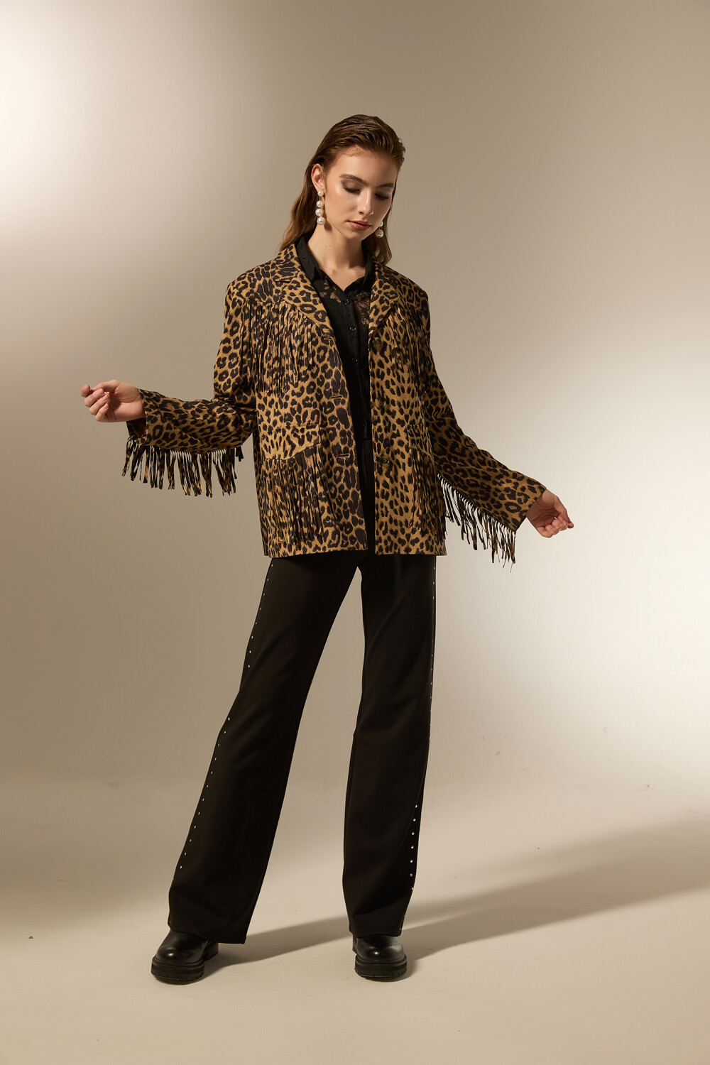 Blazer Animala Estampado 1