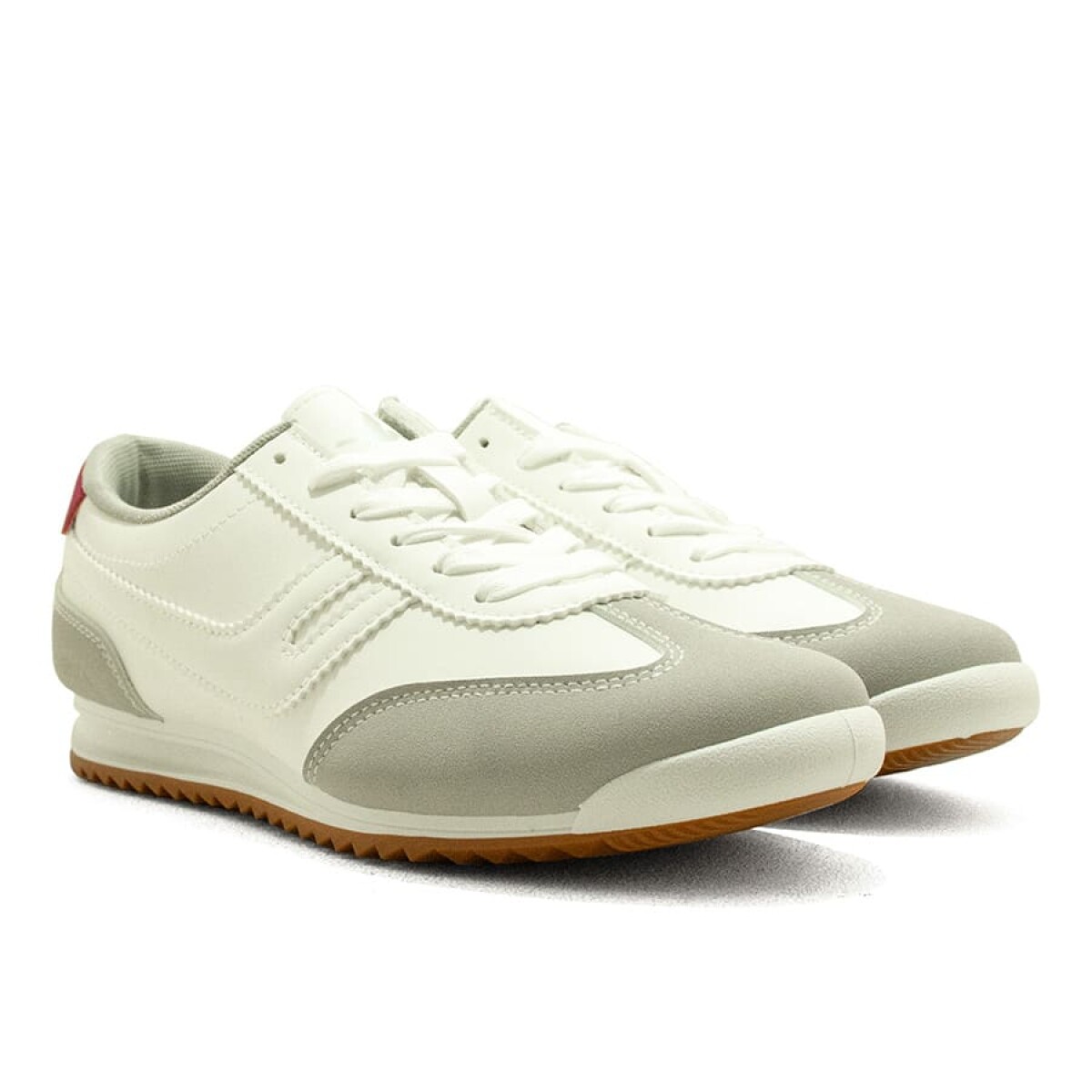Championes Santa Barbara Flair de Mujer - Blanco-gris 