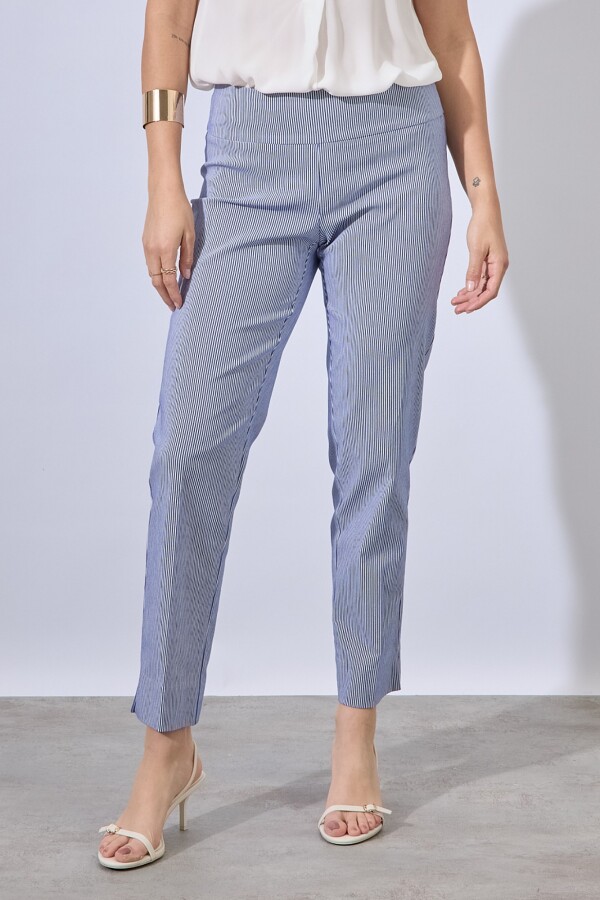 Pantalon Lineas AZUL/BLANCO