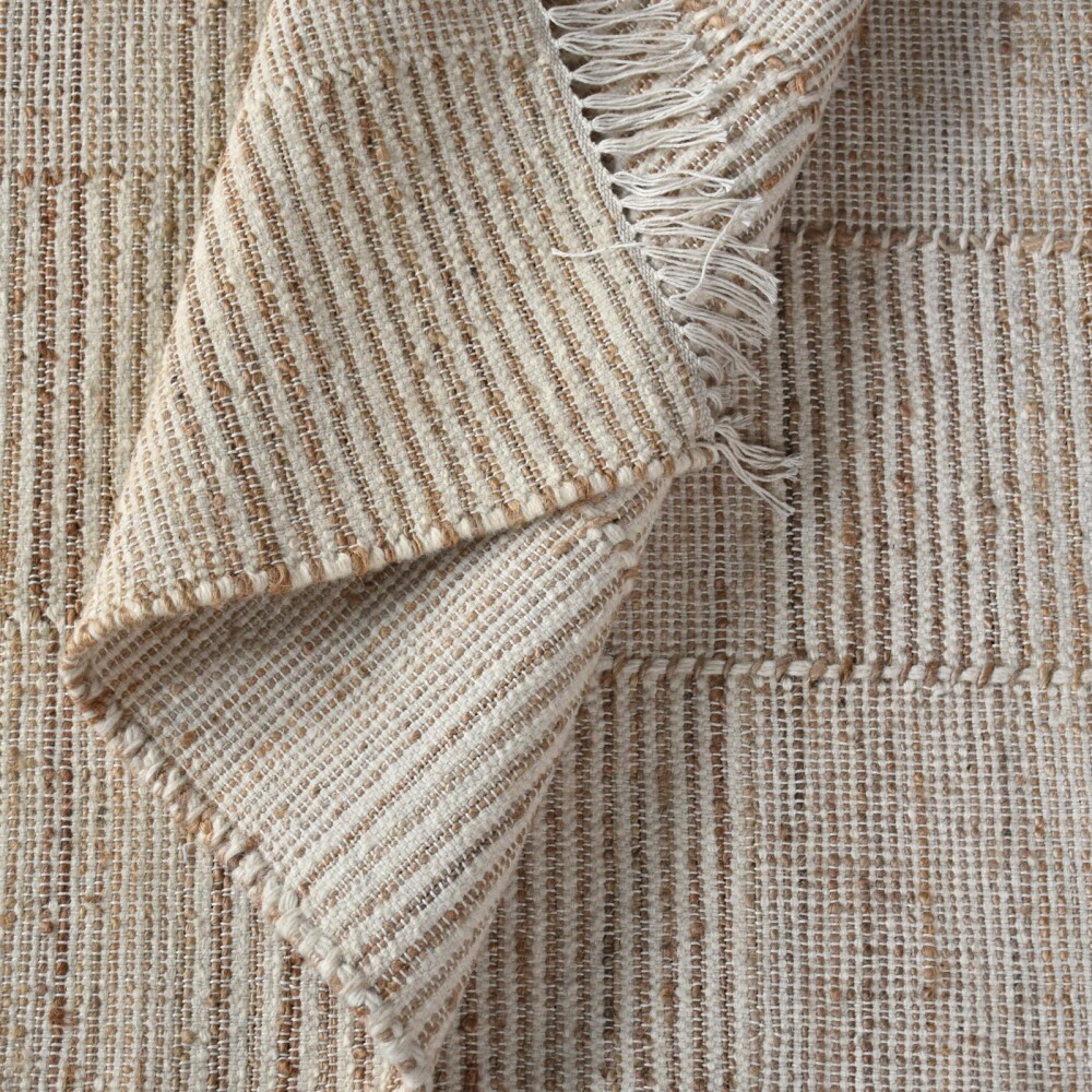 ALFOMBRA YUTE-Y-LANA NATURAL-BEIGE BOONTON