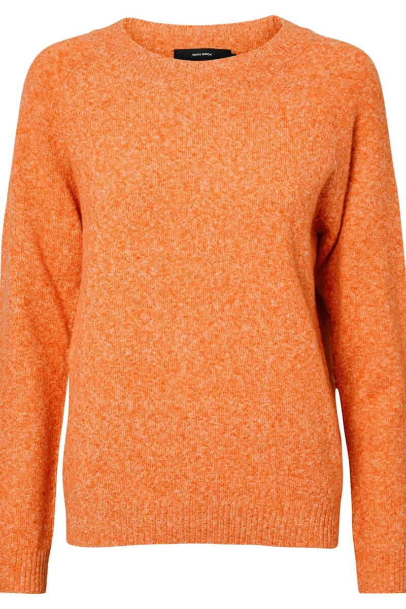 Sweater Doffy Básico Orange Pepper
