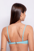 TOP STRAPLESS LIRIO Azul Glaciar