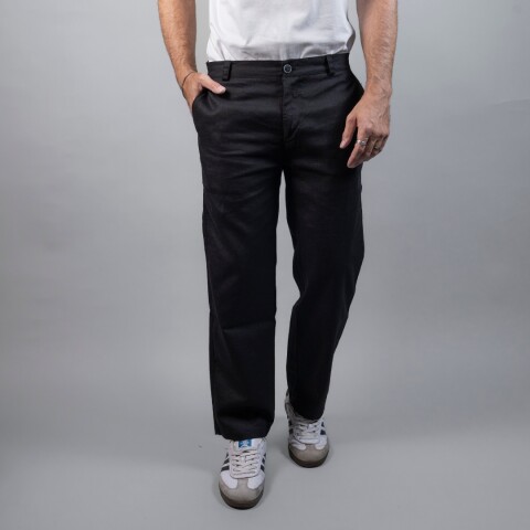 Pantalón de Lino NEGRO