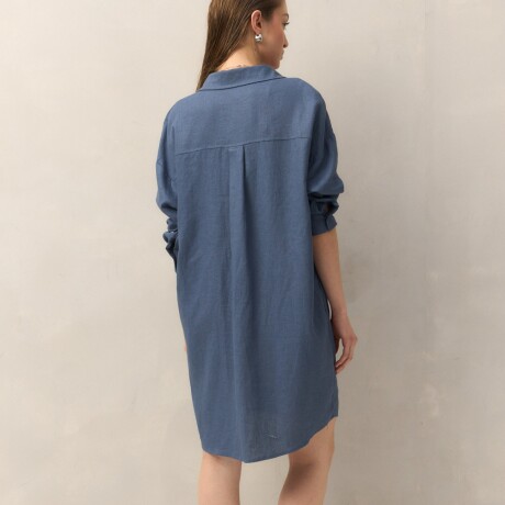 VESTIDO BASILE Indigo